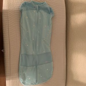 Happiest baby swaddle large aqua